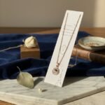 "Midnight Halo" Rose Gold Pendant