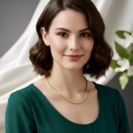 18K Gold Woven Wheat Chain