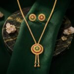 Suvarna Kamal Gold-Plated Floral Necklace Set