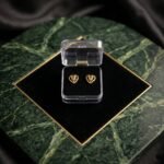 Regal Heart Filigree Stud Earrings