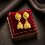 Gold Jhumka Earrings