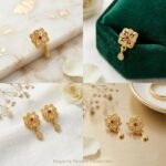 Floral Filigree Teardrop Earrings