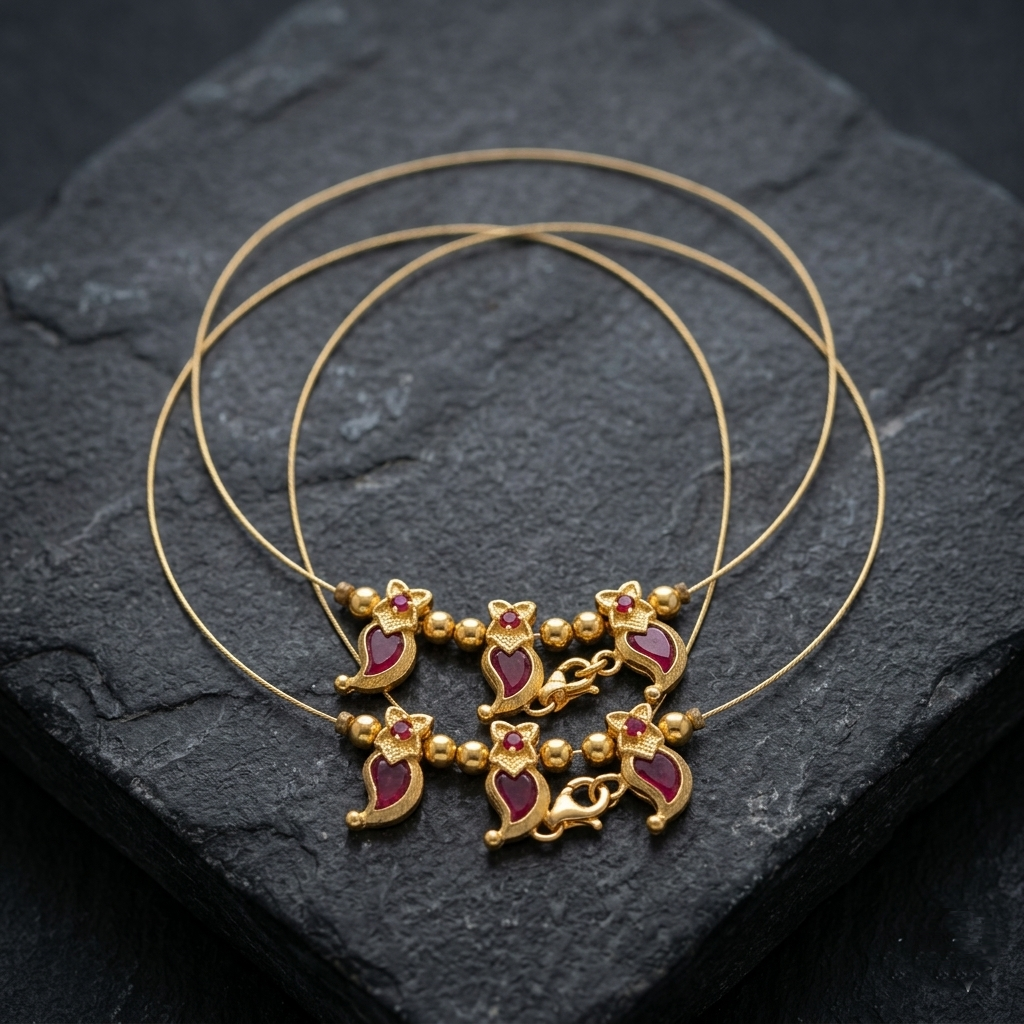 2026/04/1000192692.png Gold & Ruby Inlay invisible chain - Image 1