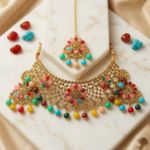 Multi-Color Floral Choker Set