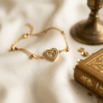 Double-Strand Gold Beaded Bracelet