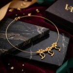 Gold & Onyx Puli Goru Inspired Invisible Chain