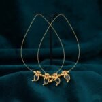 Gold & Onyx Statement Invisible chain