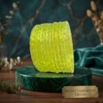 Raindrops Neon Chartreuse Green Bangle Set 12pcs